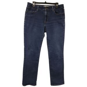 Levi Mid Rise Skinny Blue Jean Sz 16M W33  L32